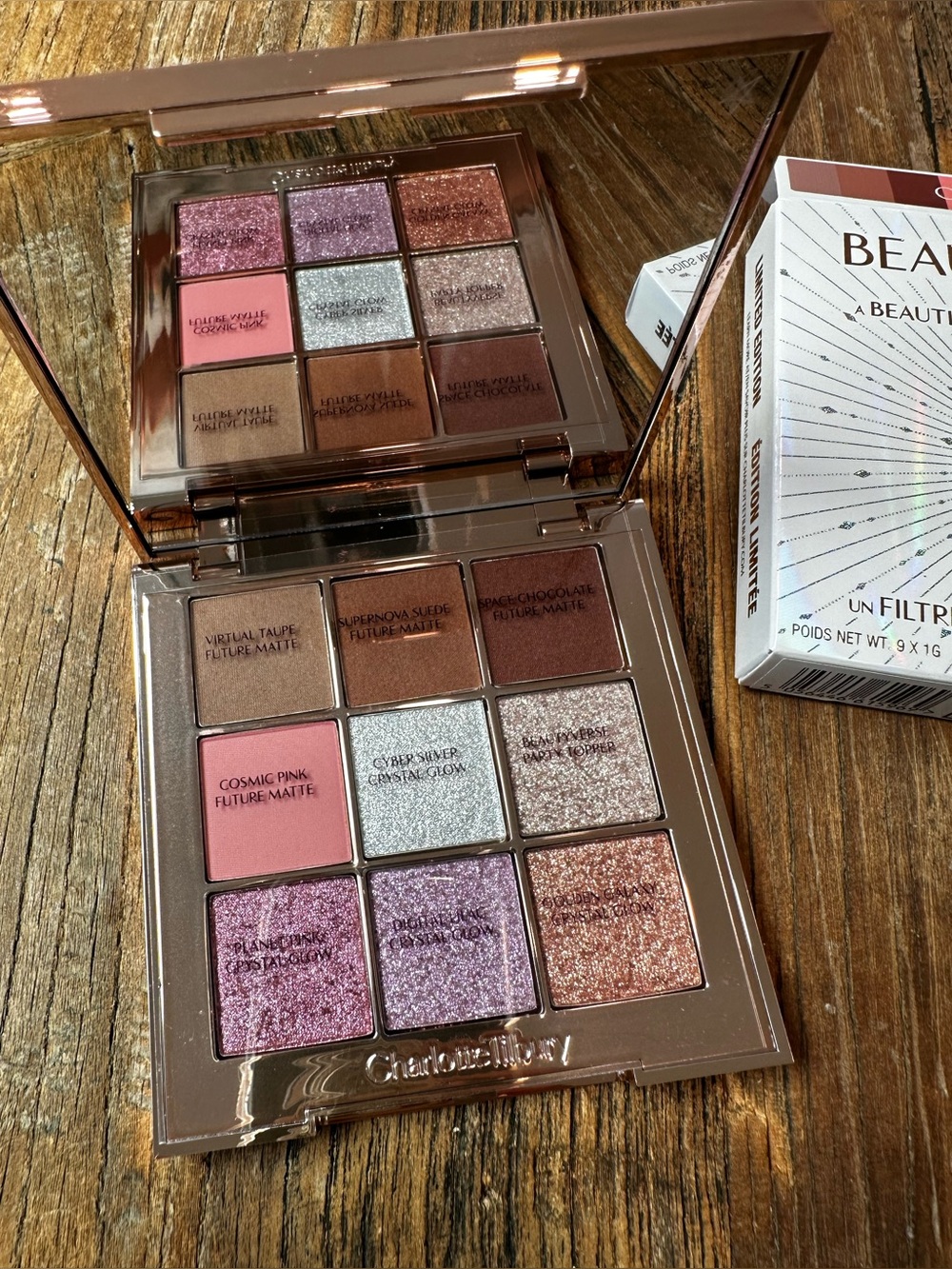 Charlotte Tilbury Pink, Silver & Lavender Eyeshadow Palette